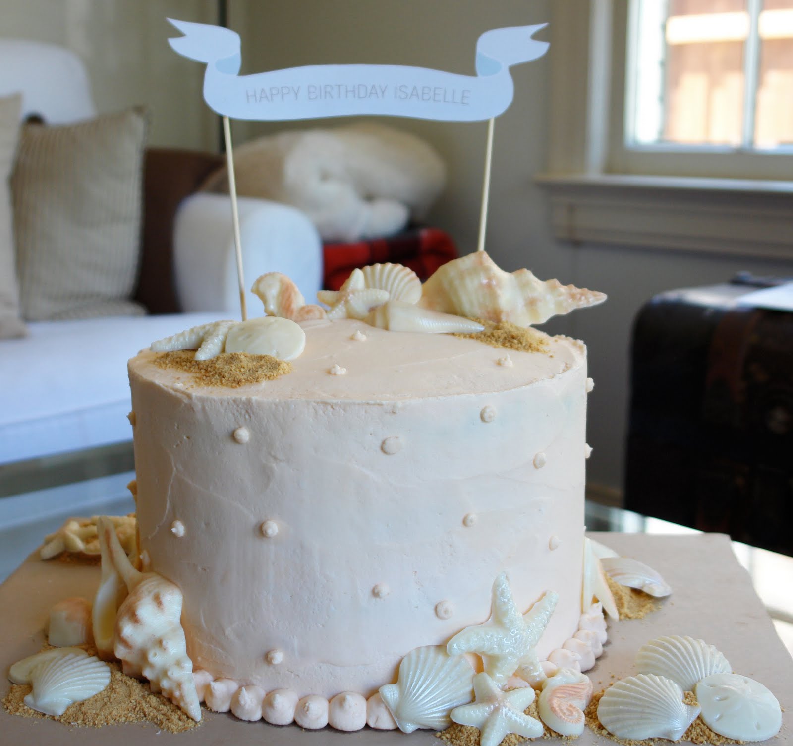 K Bakes: Beach Birthday Cake