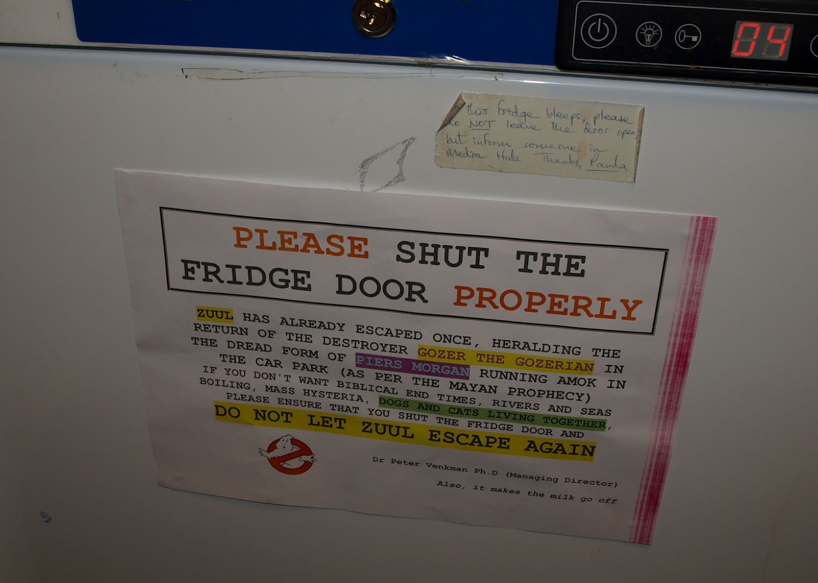 Zuul Fridge