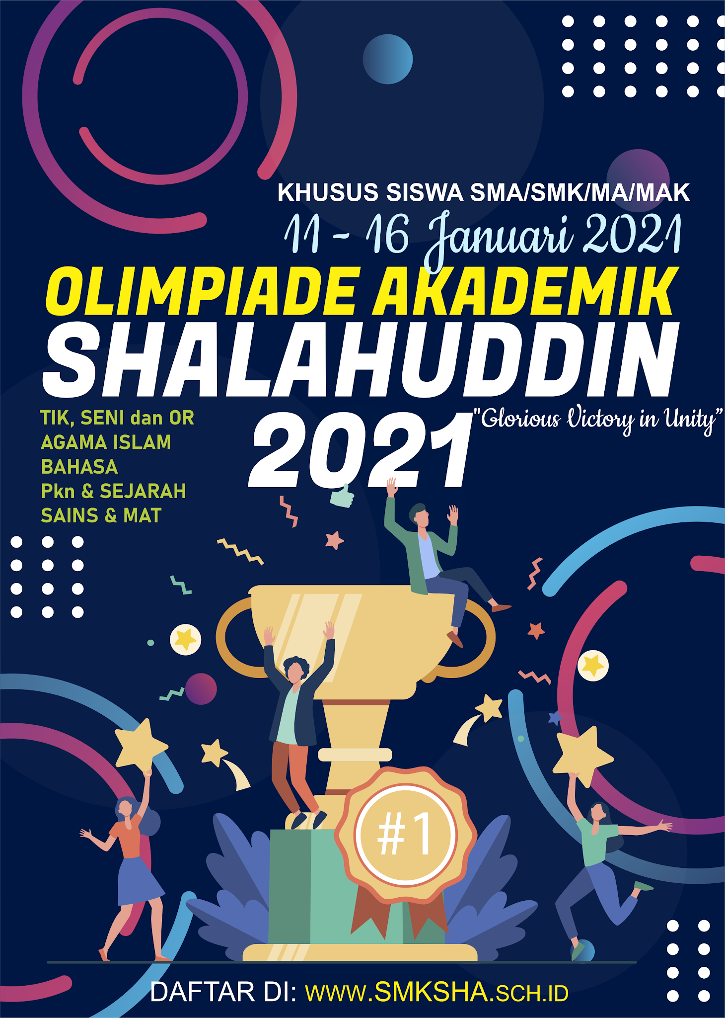 DAFTAR OLIMPIADE AKADEMIK SHALAHUDDIN 2021 MALANG
