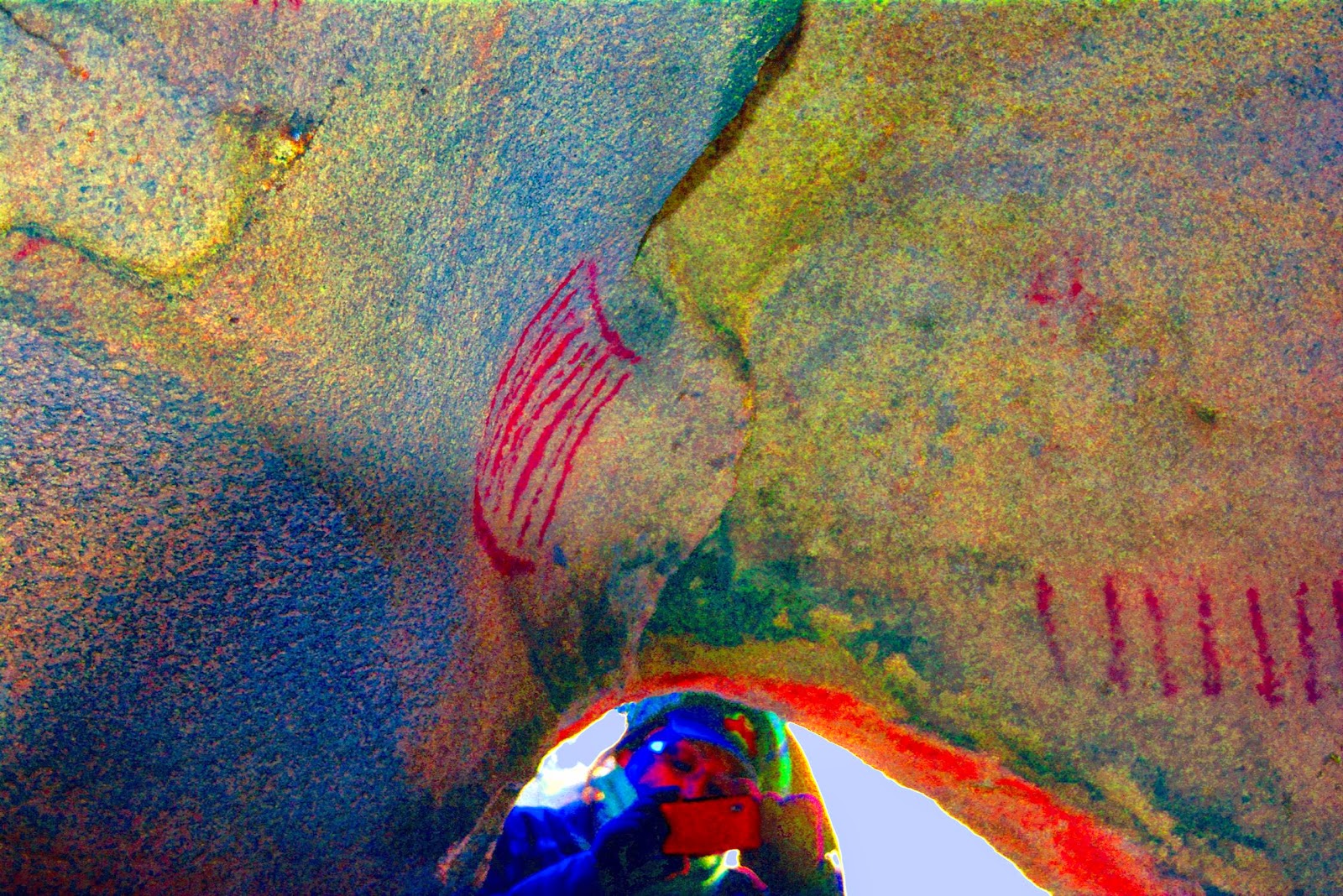 Patrick Tillett Hollow Boulder Rock Art Site Joshua Tree National Park