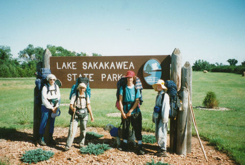 Lake Sakakwea State Park North Country Trail terminus