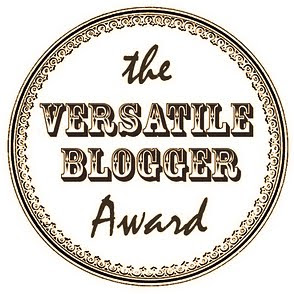 THE VERSATILE BLOGGER AWARD