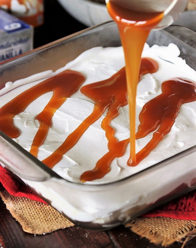 NoBake CoconutCaramel Ice Cream Sandwich Dessert The Kitchen is My