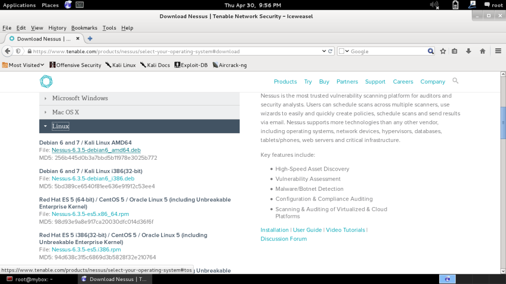 Pentesting Tutorial HOW TO INSTALL NESSUS ON KALI LINUX 2.0 STEP BY STEP