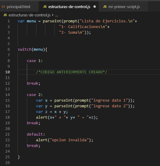 Curso Básico de Javascript desde cero – Estructuras de control ...