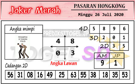 Prediksi Togel Hongkong Minggu 26 Juli 2020 Hk Hari Ini Prediksitogel Jp