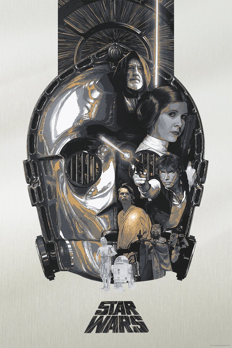 Star Wars The Original Trilogy Timed Edition Print Series by Devin