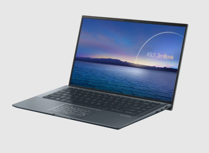 Harga dan Spesifikasi Asus Zenbook 14 UX435EAL 1WIPS511, Laptop Intel EVO Ultra Ringan