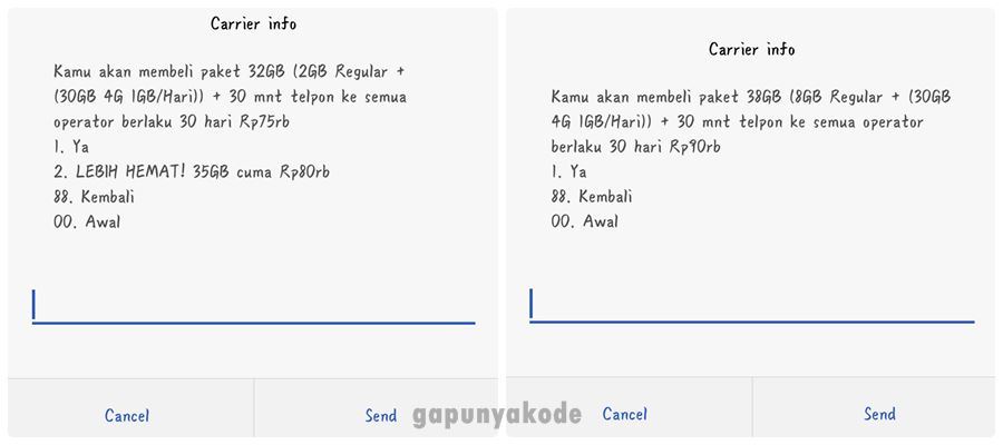 Beli Paket Tri 38gb Dan 32gb Mulai 75ribu Rekomendasi Promo Untukmu Gapunyakode