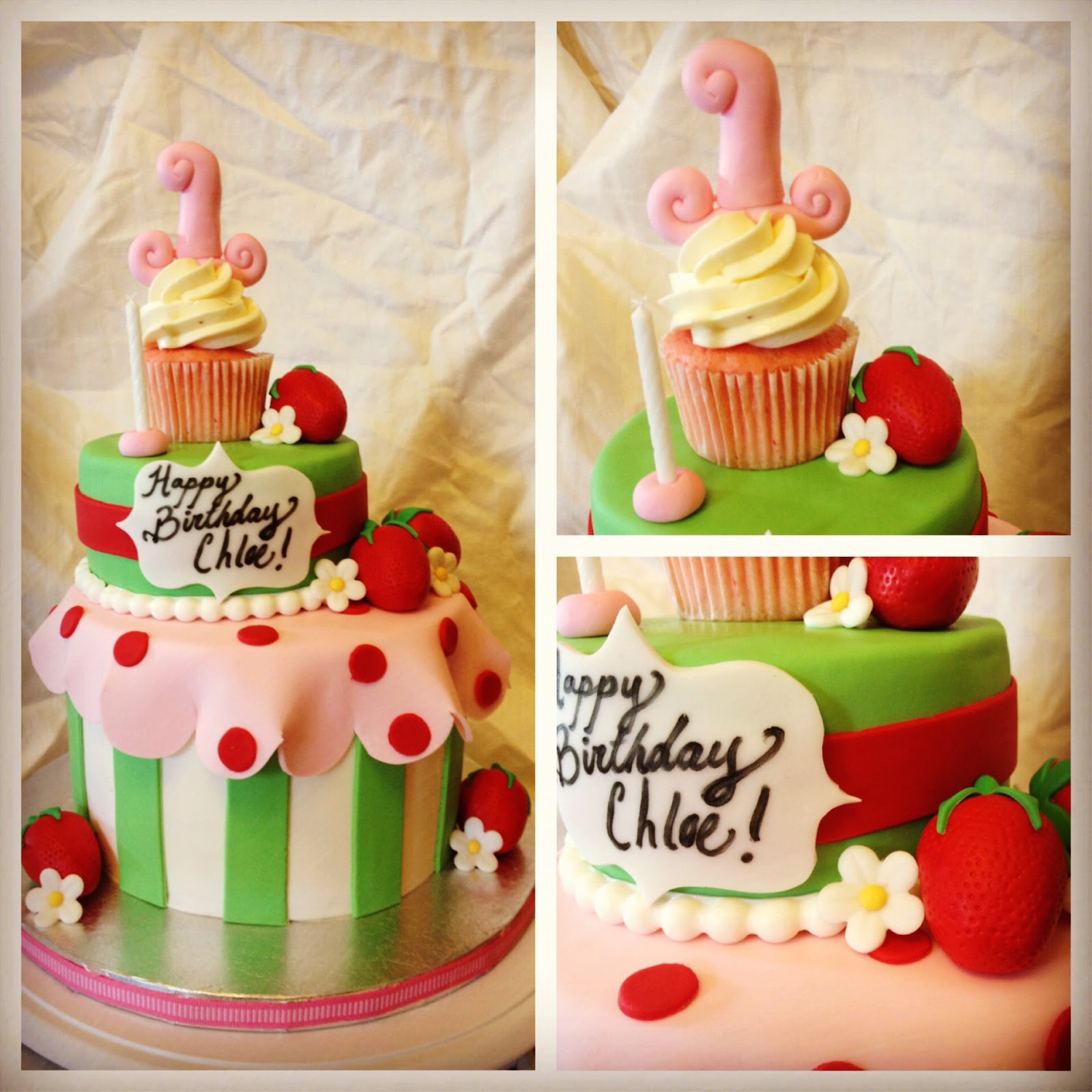 Sweets by Sokuntea Strawberry Themed Cake