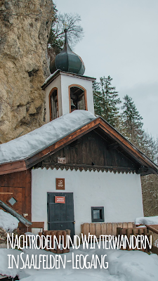 Nachtrodeln und Winterwandern in Saalfelden-Leogang  im Salzburgerland | Winterwanderung zur Einsiedelei | Nachtrodeln am Biberg