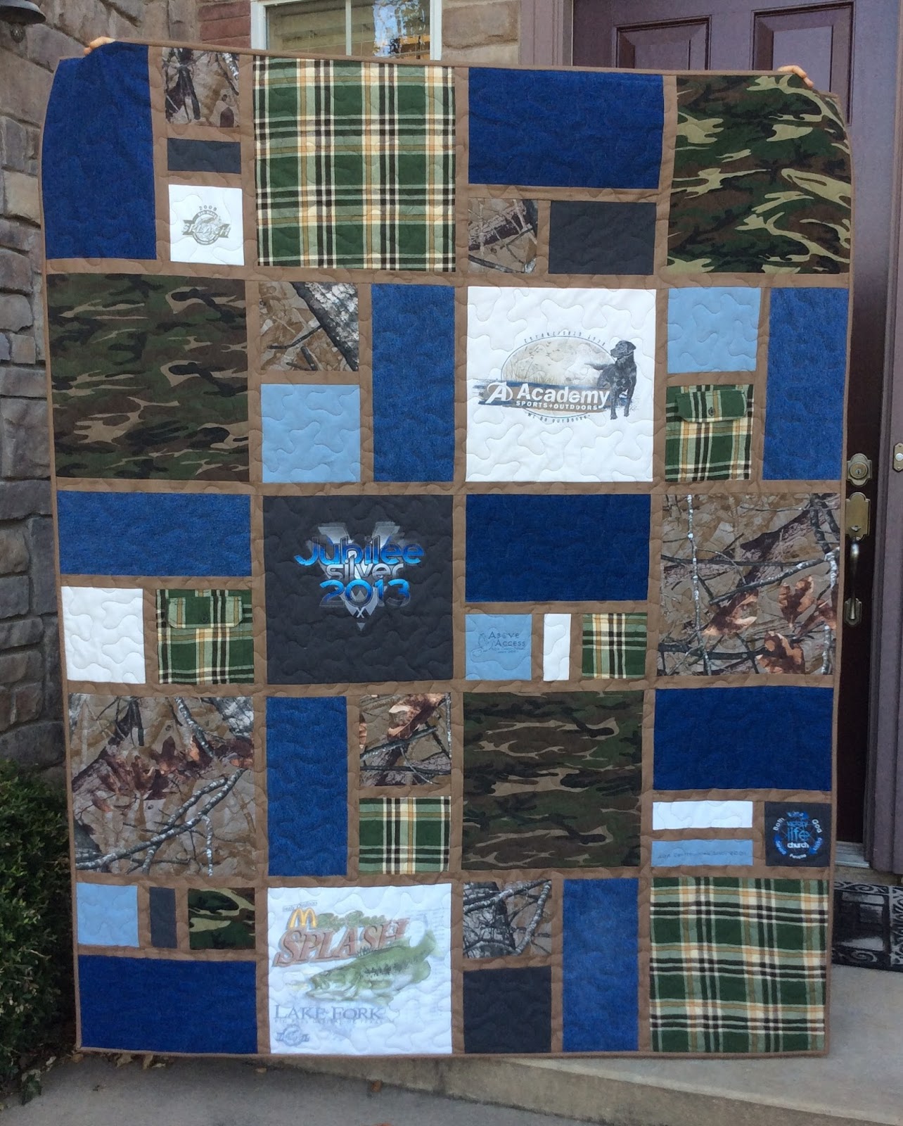 The Fleming's Nine Hunting TShirt Quilt