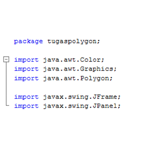 Membuat Polygon dan Polyline di Java