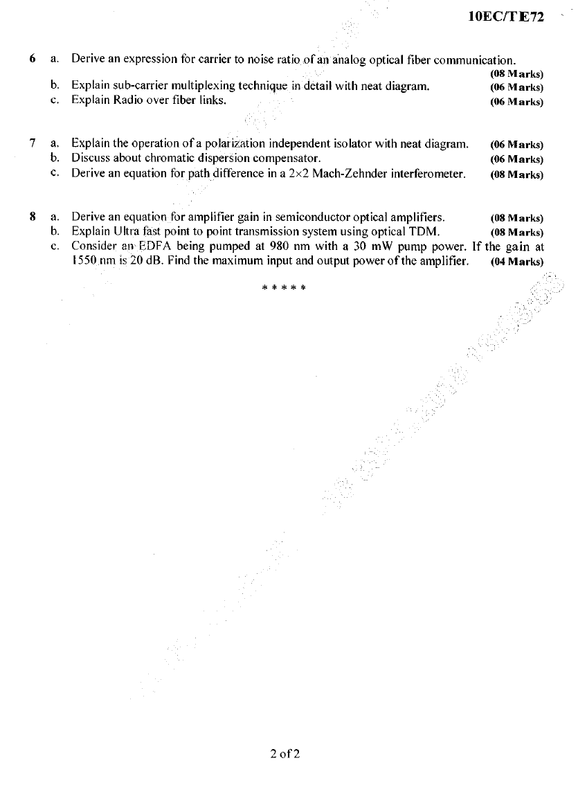 Visvesvaraya Technological University B.E. ELECTRONICS & COMMUNICATION