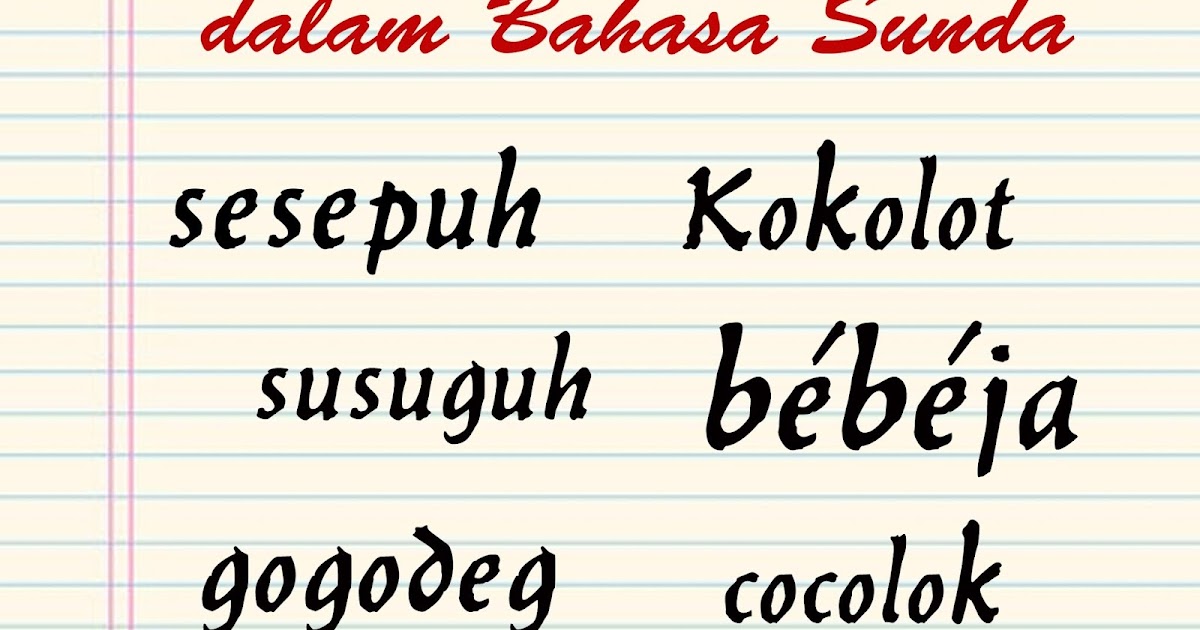 Cerpen Bahasa Sunda 3 Paragraf