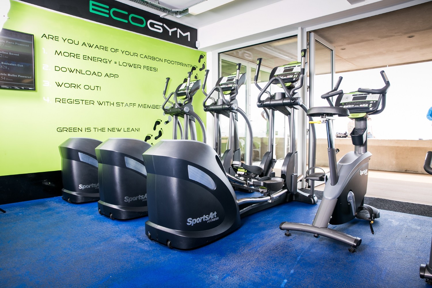 Energy Into Electricity By Humanpowered gym workout Machine