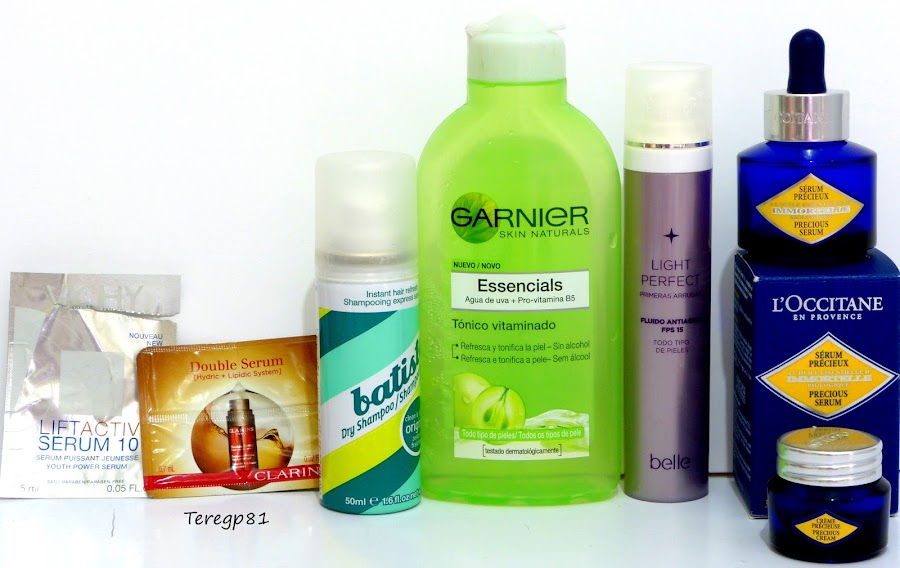 Vichy, clarins, batiste, garnier, belle, loccitane