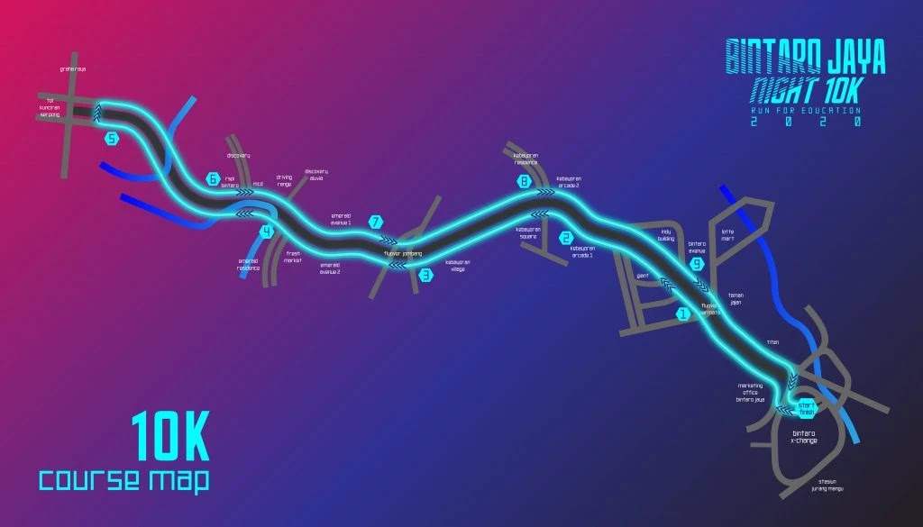 10K 🔍 Bintaro Jaya Night 10K • 2020 10K - Bintaro Jaya Night 10K • 2020