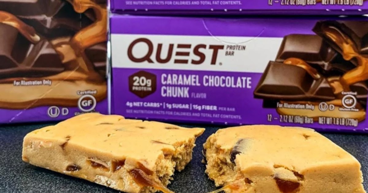 The Supp Plug All New Quest Bar Flavor Caramel Chocolate Chunk