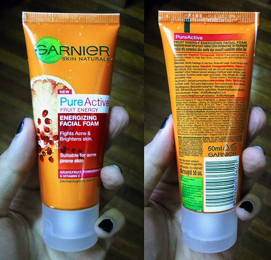 BODY Garnier Skin Naturals PureActive Fruit Energy Energizing Facial