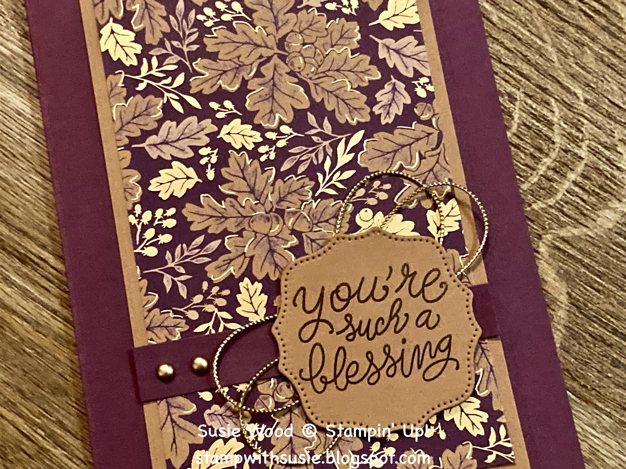 Stamp with Susie Blackberry Beauty Specialty DSP