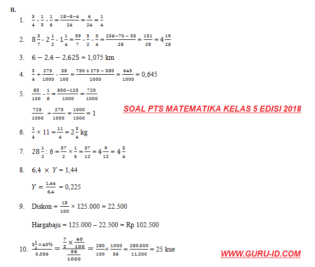 Latihan Soal Matematika Kelas 5 Kecepatan Dan Debit