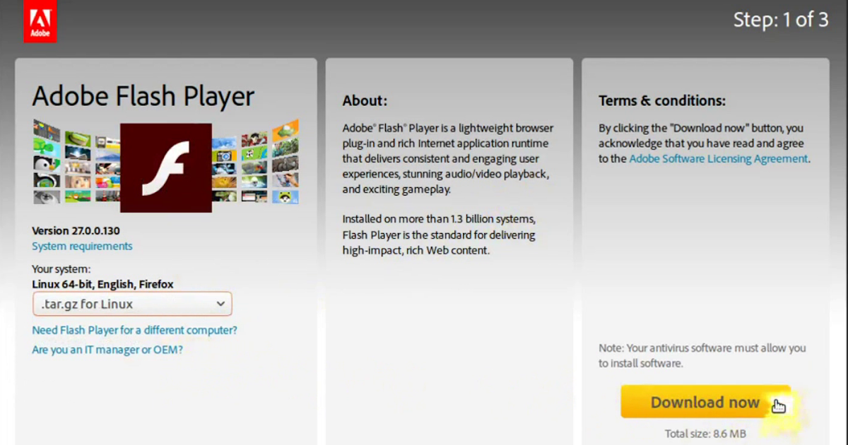 Install Adobe Flash Plugin Puppy Linux Installer