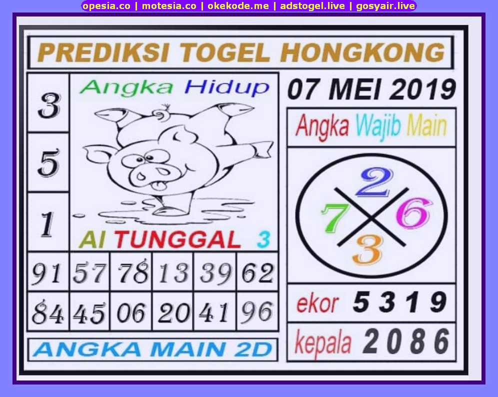 Kode Syair Hk Full Selasa 7 Mei 2019 Okekode Kode Syair Hk Full Selasa 7 Mei 2019 Okekode