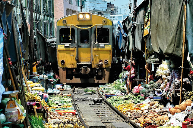 A guide to the Maeklong Railway Market in Bangkok