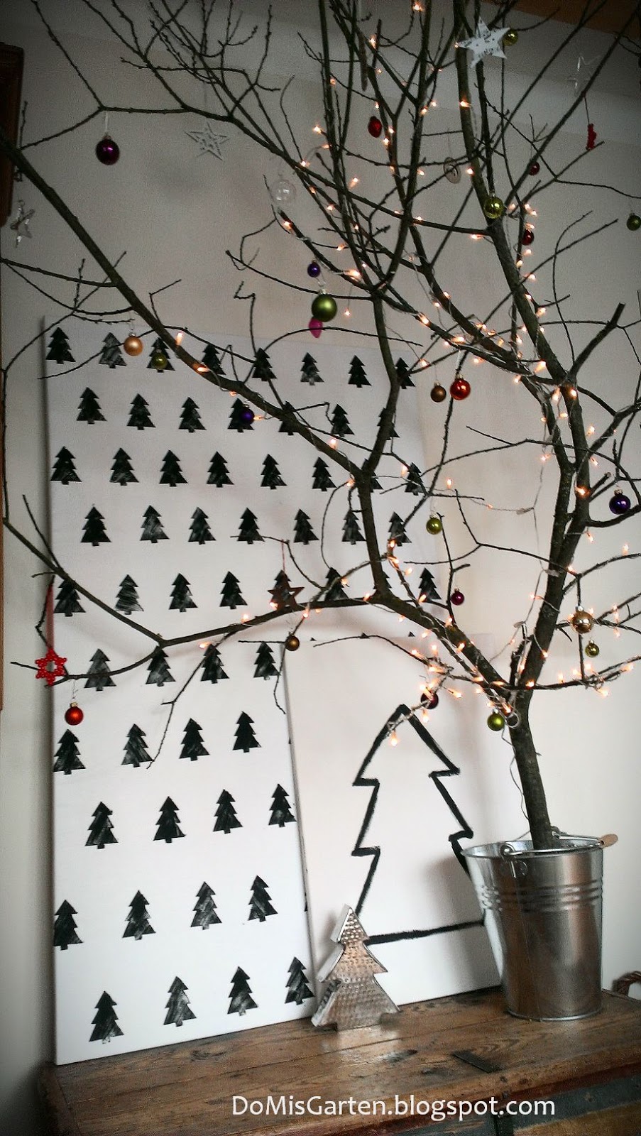 Do|Mi|s Garten: Weihnachtsbaum mit DIY und Verlosung von Gartenbüchern