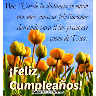 Feliz Cumpleaños Tia