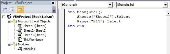 module dalam macro vba