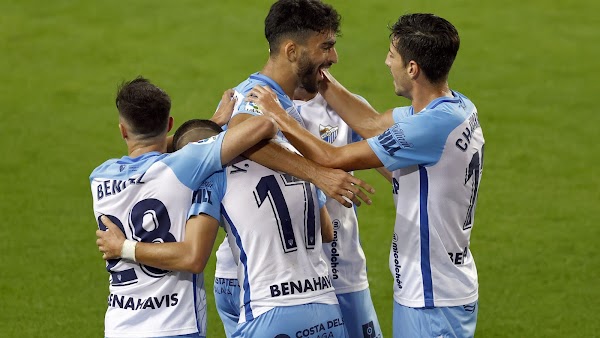 Málaga, la plantilla muestra su felicidad en las redes tras ganar al Sporting