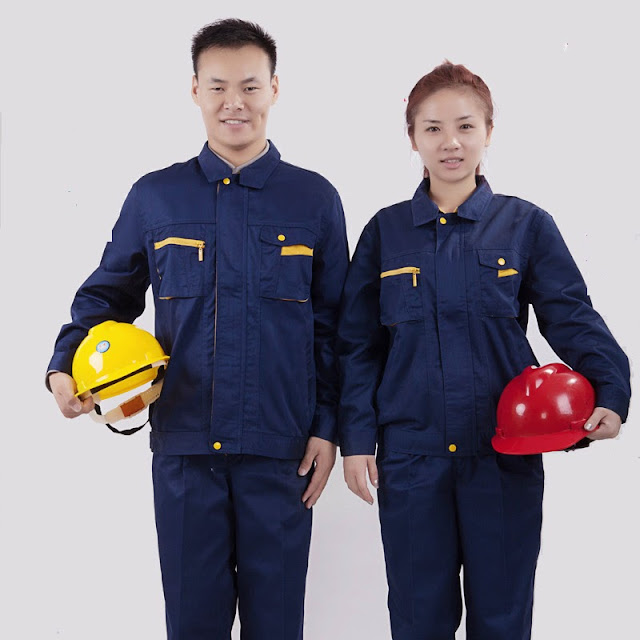 Áo đồng phục công nhân cơ khí