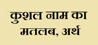 कुशल नाम का मतलब - Kushal naam ka matlab