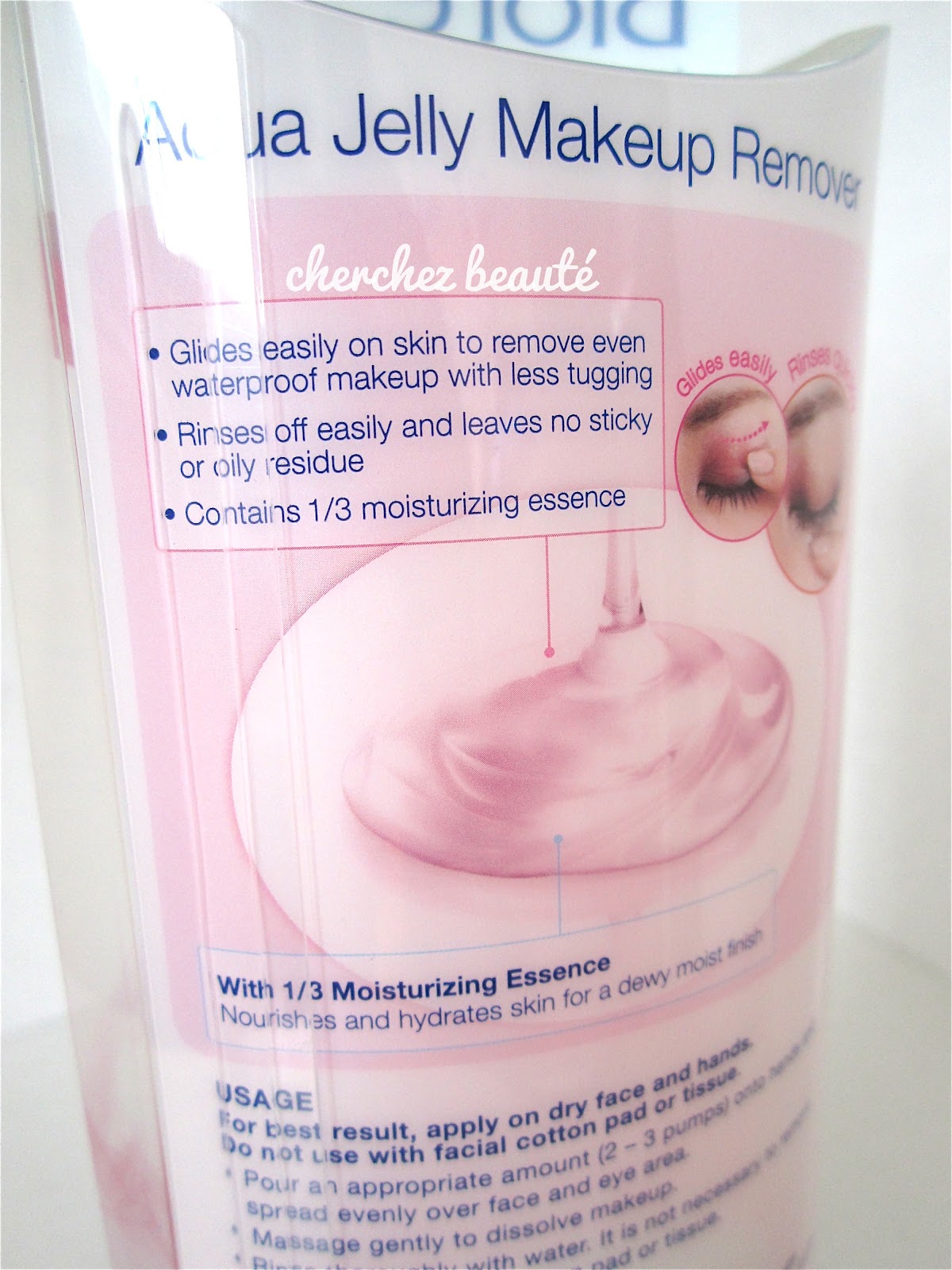 Cherchez Beauté Bioré Aqua Jelly Makeup Remover Review