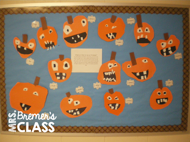 Pumpkin Patch Parable book study companion activities for Kindergarten