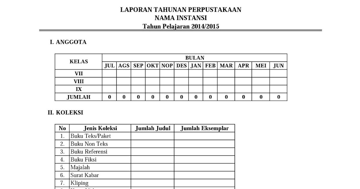 Contoh Format Laporan Tahunan Br1m Reg