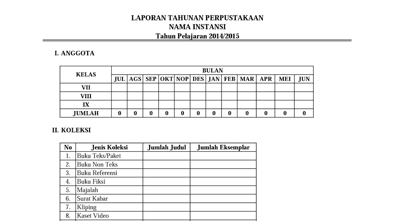 Contoh Laporan Bulanan Perpustakaan Sekolah Smp Nusagates Contoh Laporan Bulanan Perpustakaan Sekolah Smp Nusagates