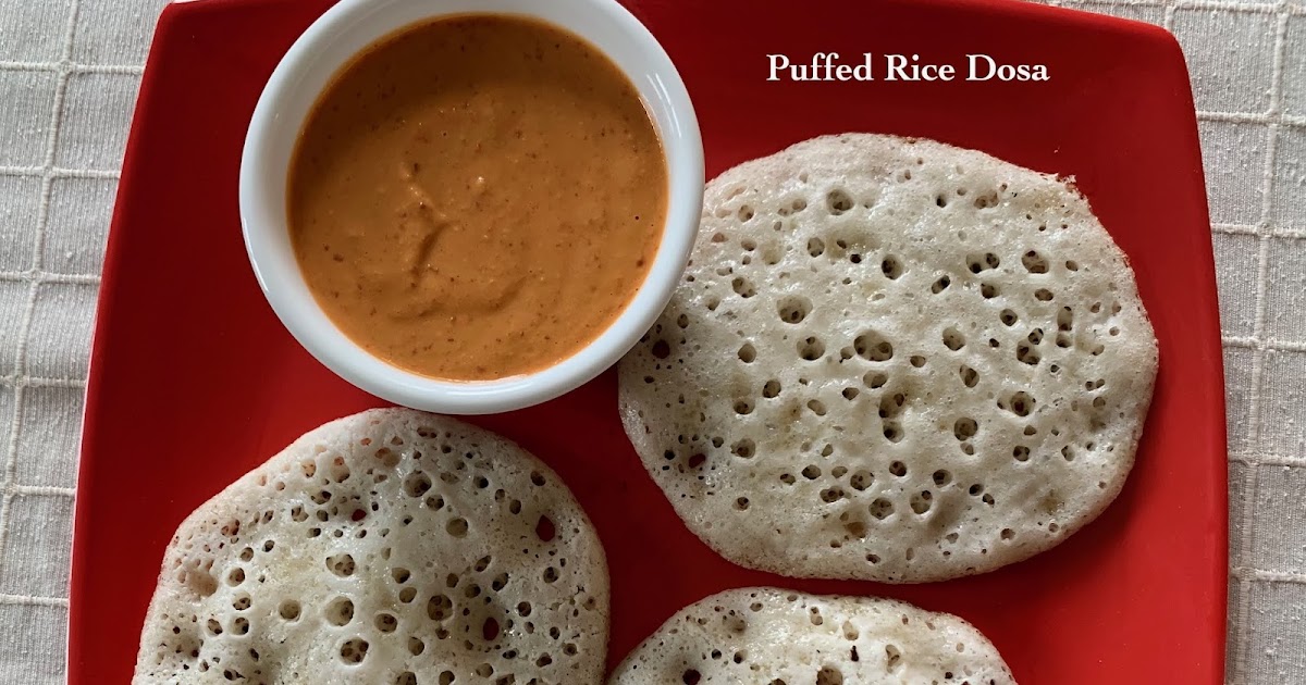 Cooking With Shobana PUFFED RICE DOSA