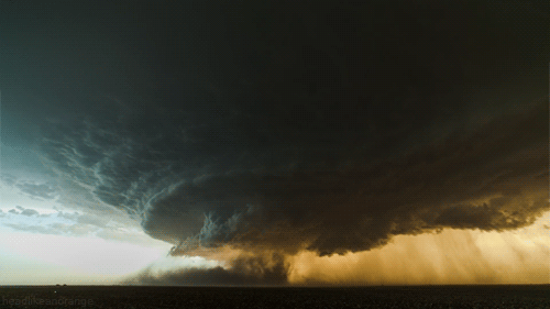 Clouds, GIFs, Supercell, Tornado, Lightning, Weather, Video, Supercell near Booker, Texas Video and GIF