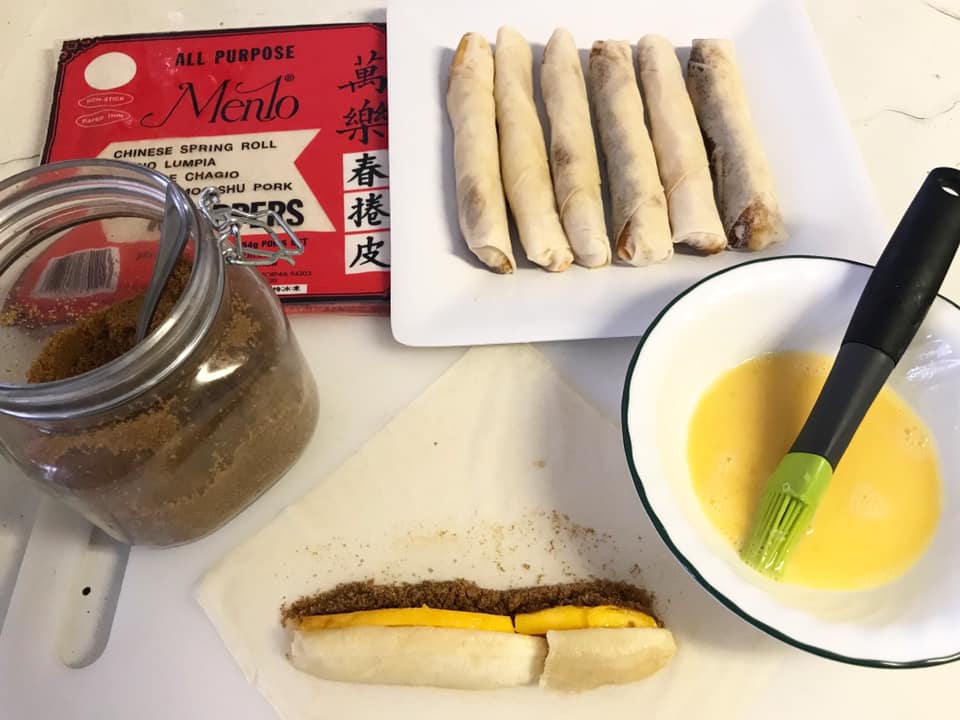 Banana Turon with Mango