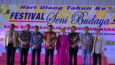 Gubernur OD Tebar Spirit Kerukunan di HUT ke-30 KBK Keuskupan Manado
