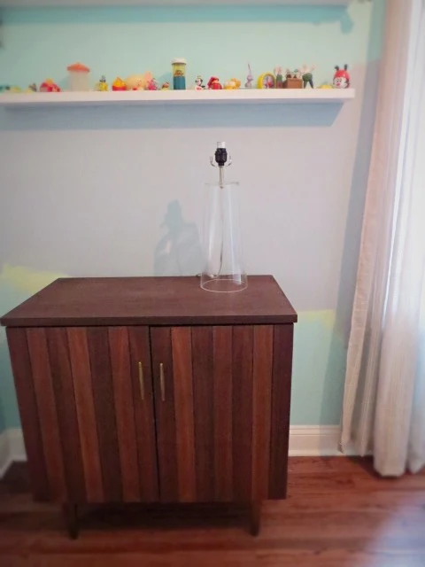 cabinet and paint test