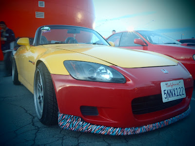 Stanced Rims Tires Honda S2000 at Montreal Orange Julep