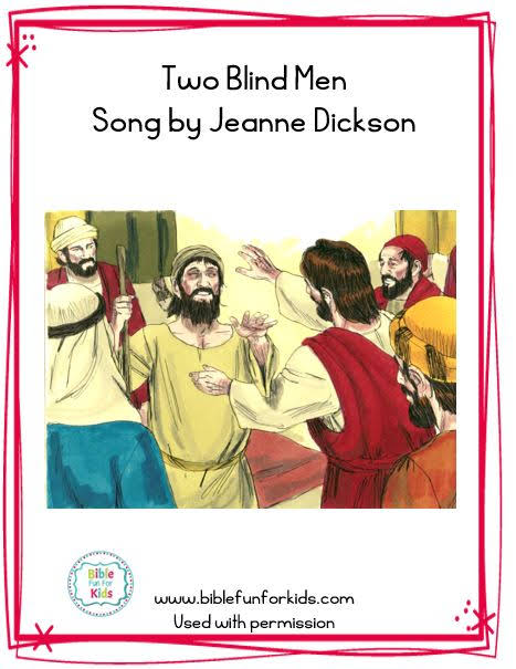 Bible Fun For Kids: Jesus Healed the Blind