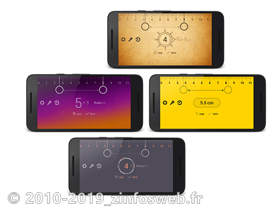 Une super règle gratuite pour votre smartphone-Ruler App - ZinfosWeb