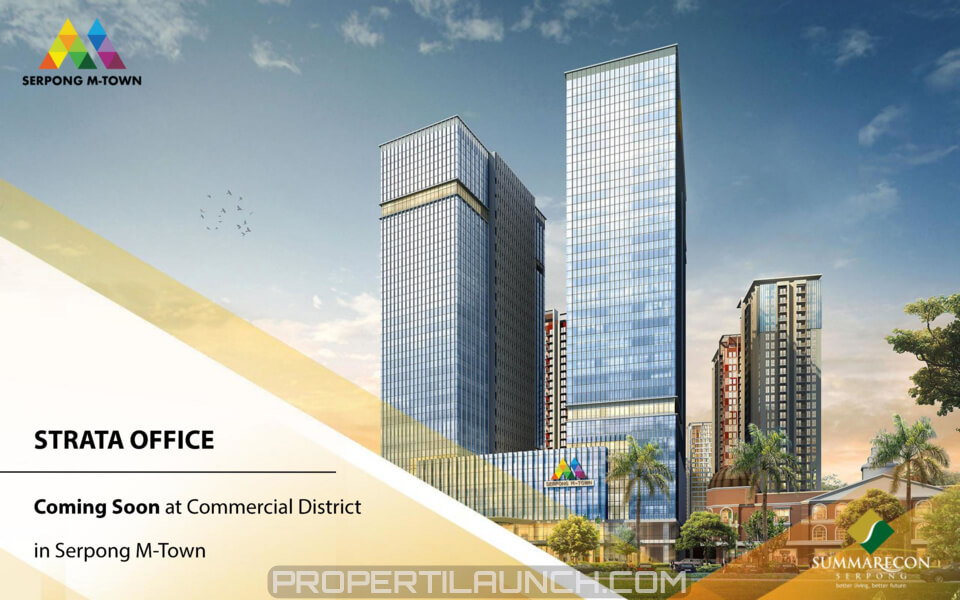Strata Office di Commercial District Serpong M-Town