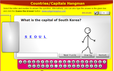 http://www.eslgamesplus.com/countries-and-capitals-esl-hangman-game/