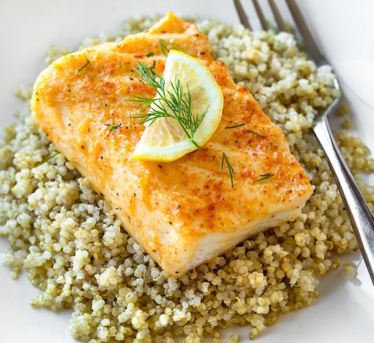 Baked Halibut #healthy #fish